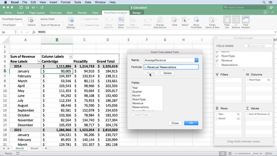Excel for mac versions release date 2016